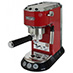 Кофеварка рожковая De'Longhi Dedica EC 680.R цвет красный фото вид сбоку