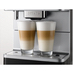 Кофемашина автоматическая зерновая Miele CM 6350.W фото стаканов с кофе