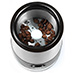 Кофемолка REDMOND RCG-M1606 цвет серебристый фото с кофе