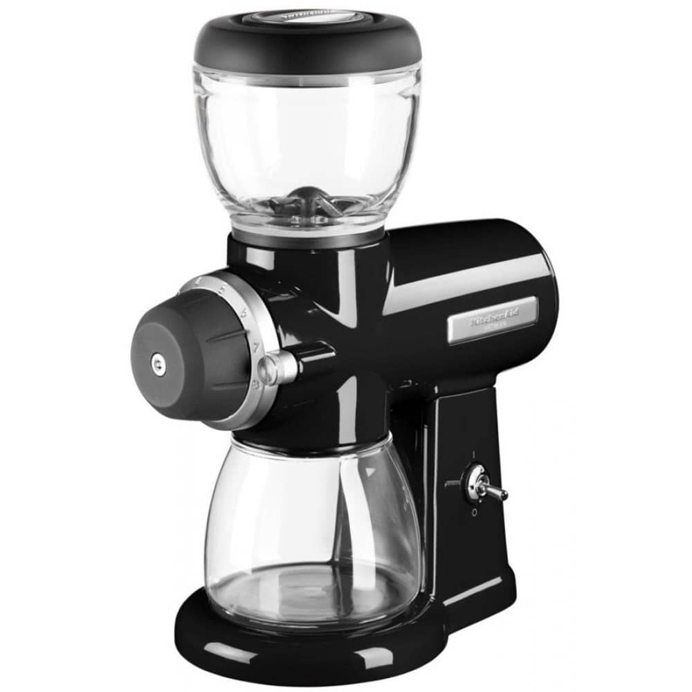 Кофемолка KitchenAid Burr Coffee Mill.B вид спереди под углом