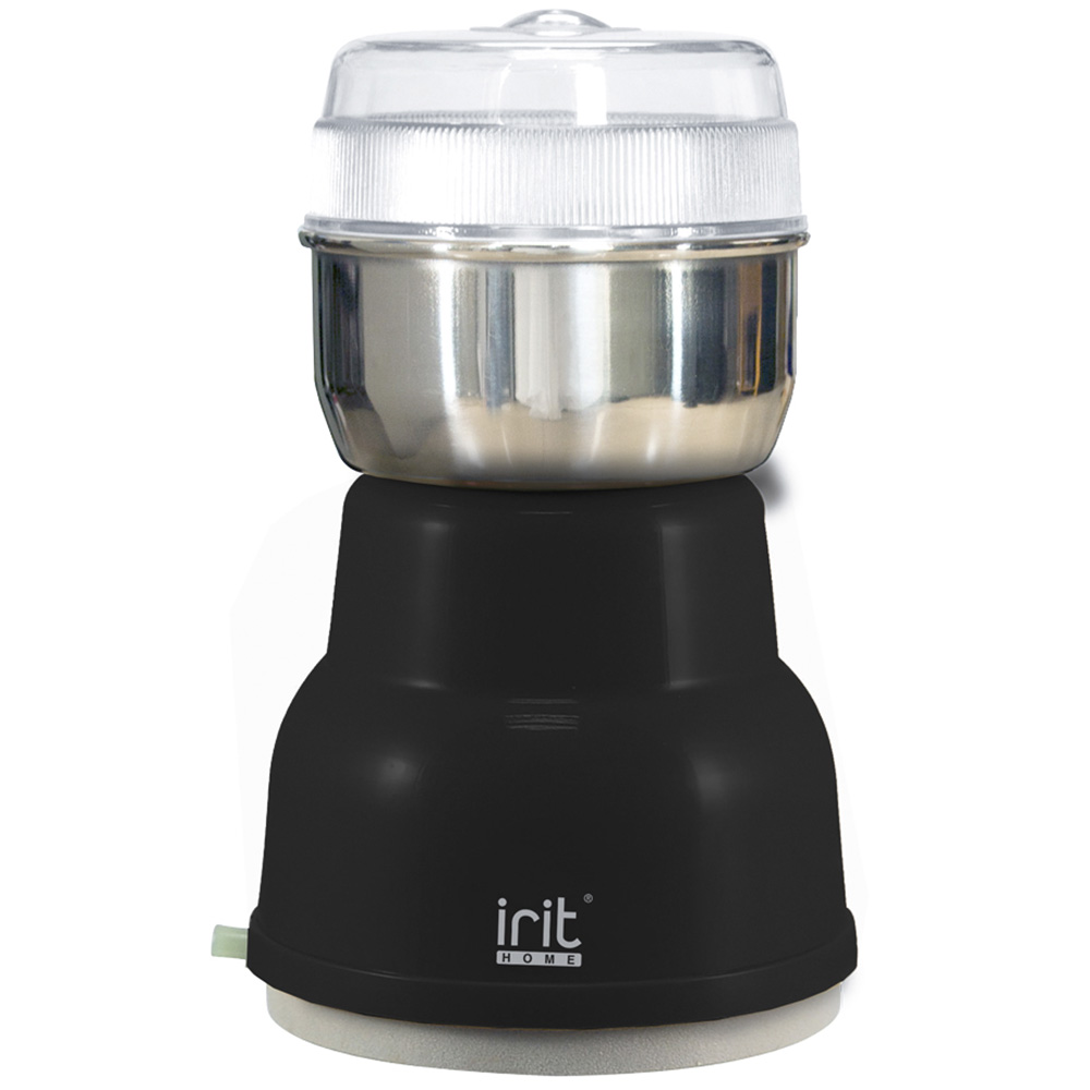 Кофемолка irit IR-5303.B цвет черный фото вид спереди