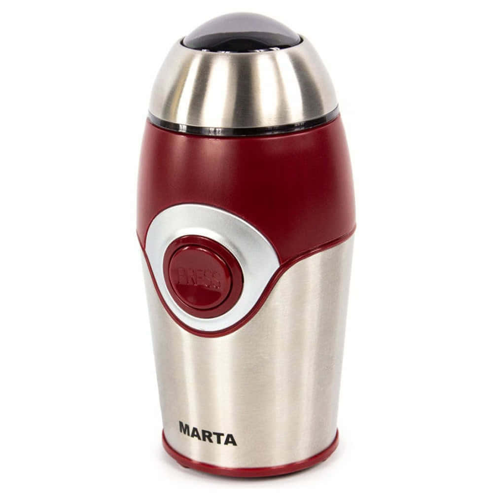 Кофемолка MARTA MT-2167.R вид спереди под углом