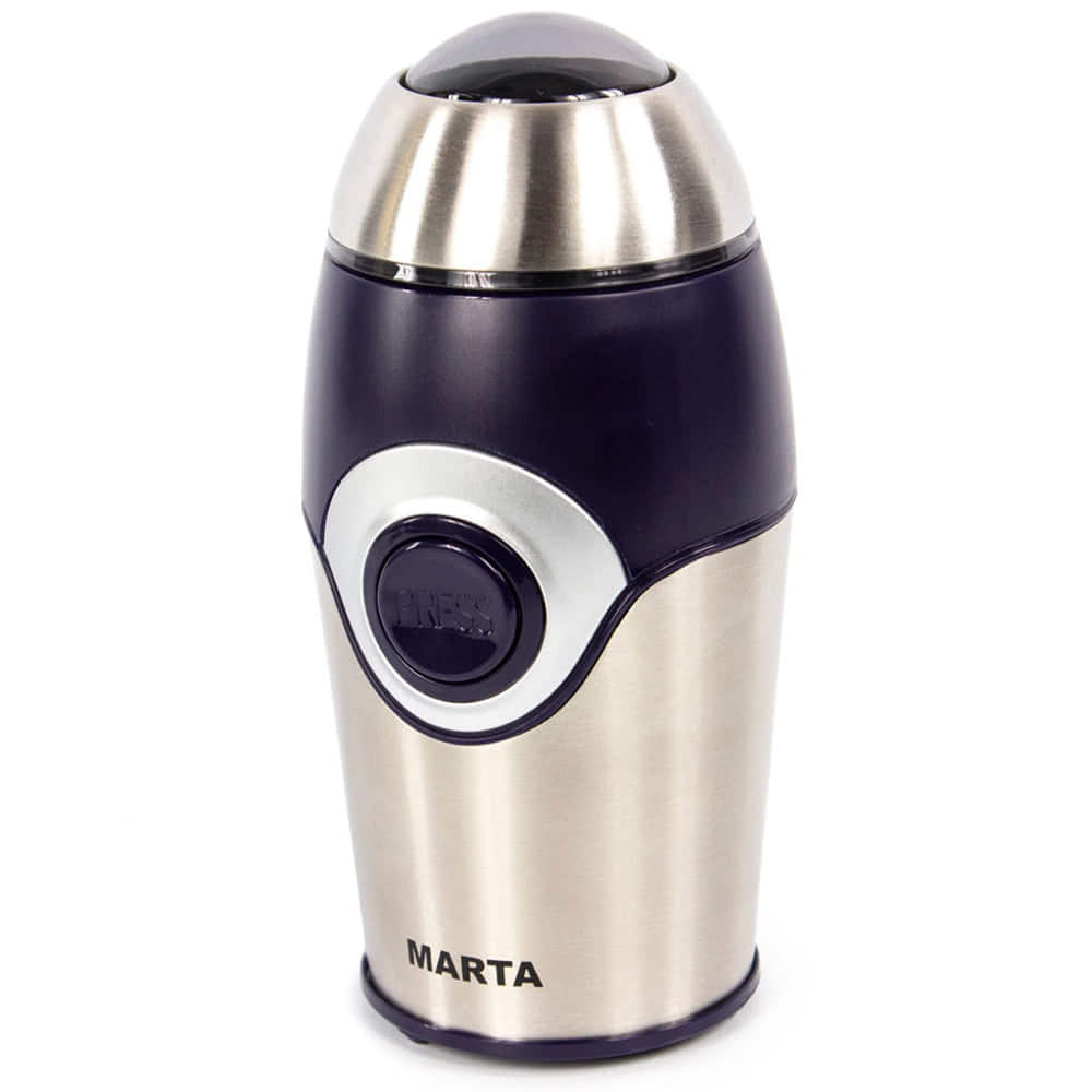 Кофемолка MARTA MT-2169.B вид спереди под углом