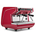 Кофемашина NUOVA SIMONELLI Appia Life Compact 2Gr V 220V red +economizer+high groups цвет красный фото вид сбоку
