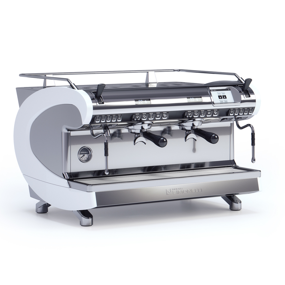 Кофемашина NUOVA SIMONELLI Aurelia Wave Sem pearl white 2gr+high gr+LED купить в Москве по