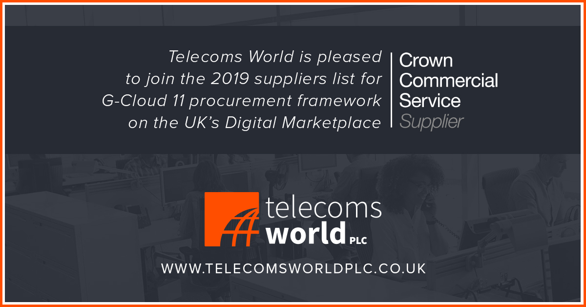 Telecoms World join the 2019 suppliers list for CCS
