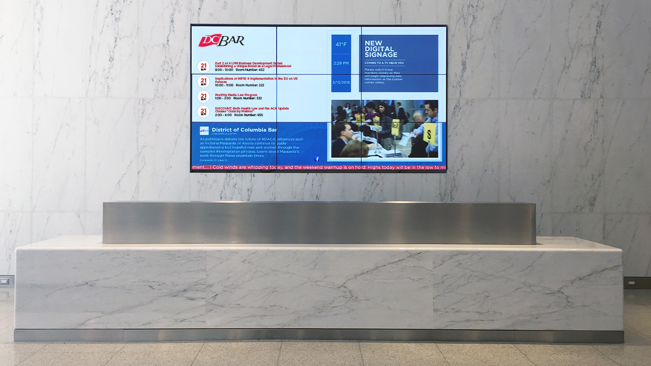 Digital Signage Solutions for Government