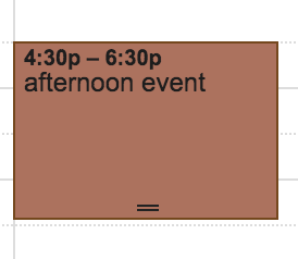Google Calendar Appointment