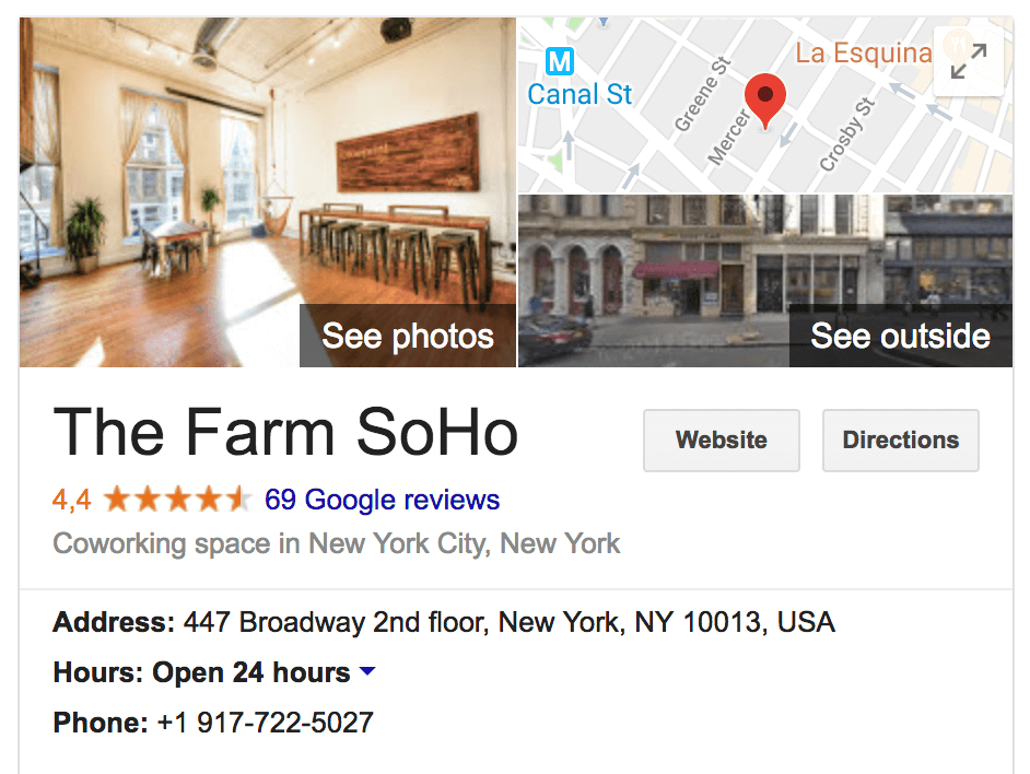 Google Business Listing for Coworking Spaces