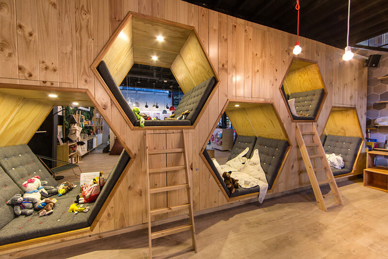 9 3-4 Bookstore Coworking Space Design Inspiration