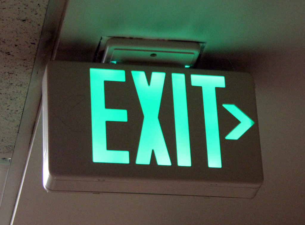 marked sign