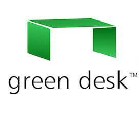 green desk