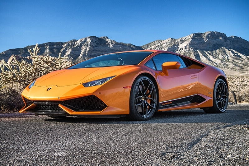 Lamborghini huracan orange