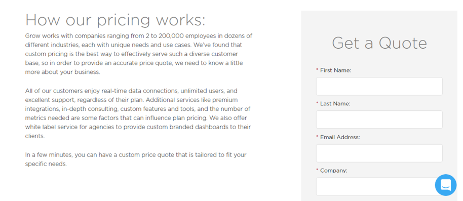 grow pricing