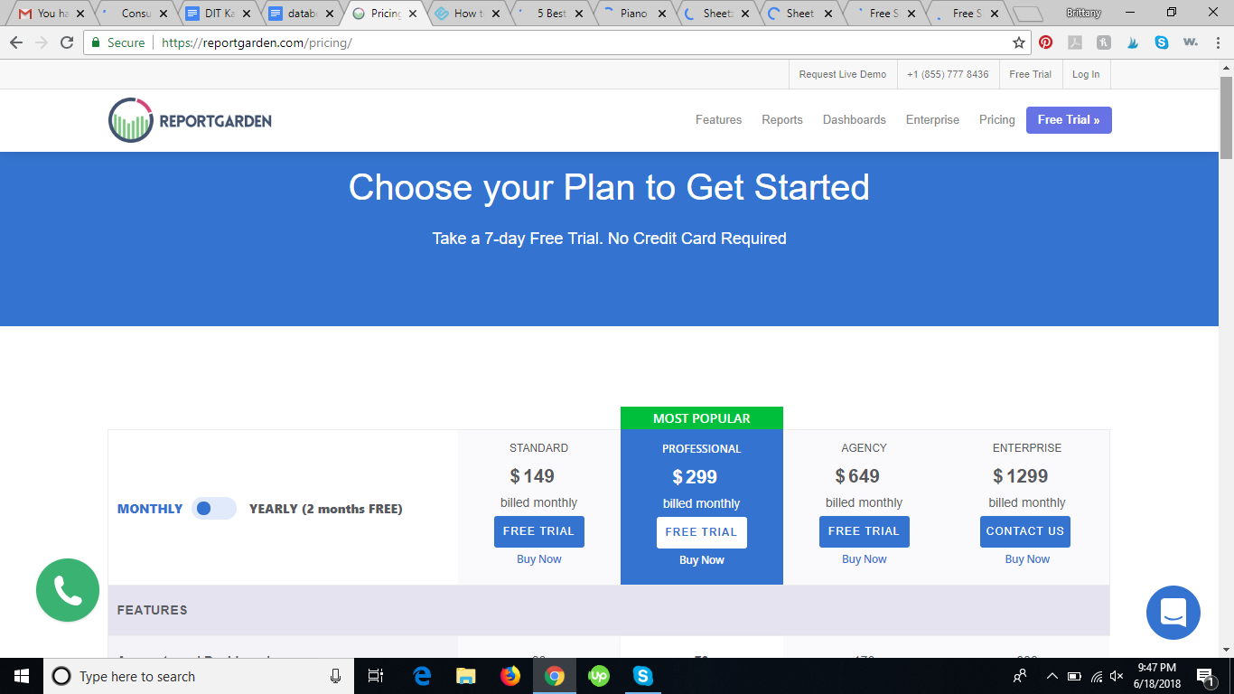 Reportgarden Pricing