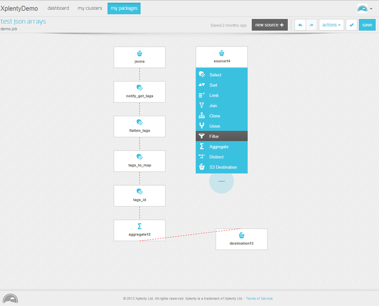 Xplenty tool