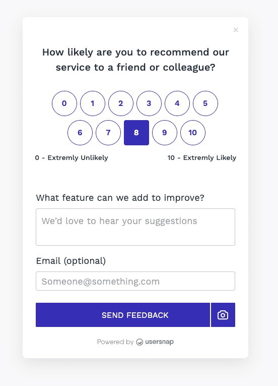 NPS form