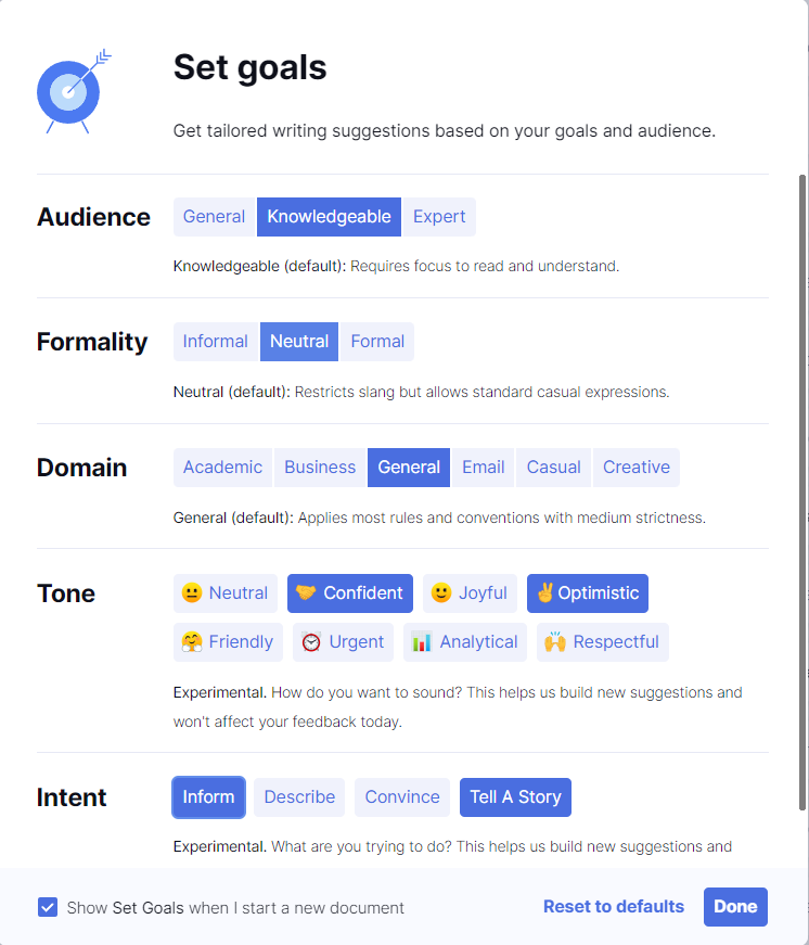 Big Data in content marketing: Grammarly