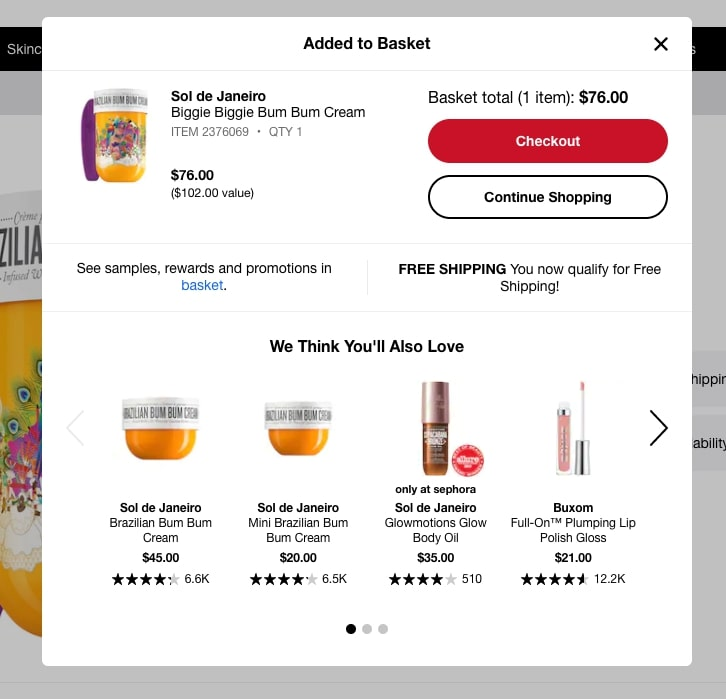 Pop-up example