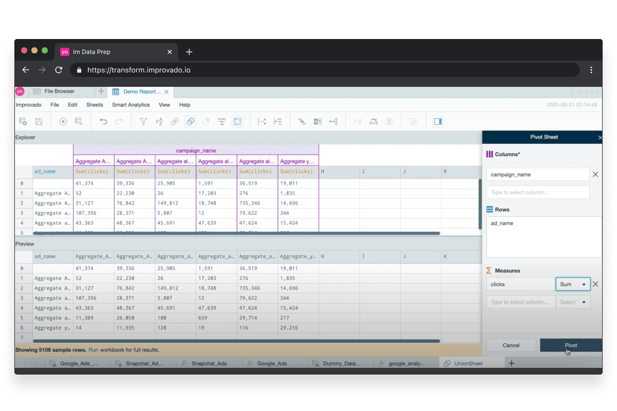 Data mapping tools: Improvado