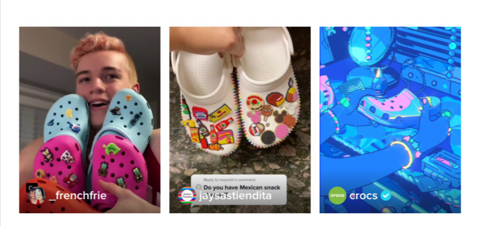 Crocs UGC campaign