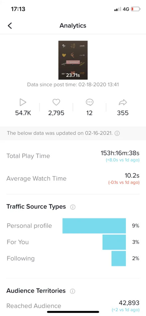 Traffic source type TikTok