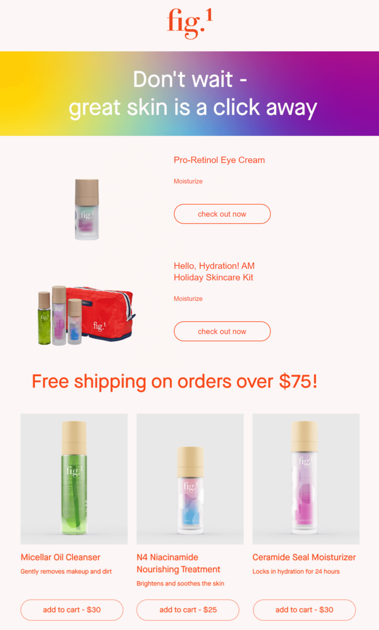 Cart abandonment email automation