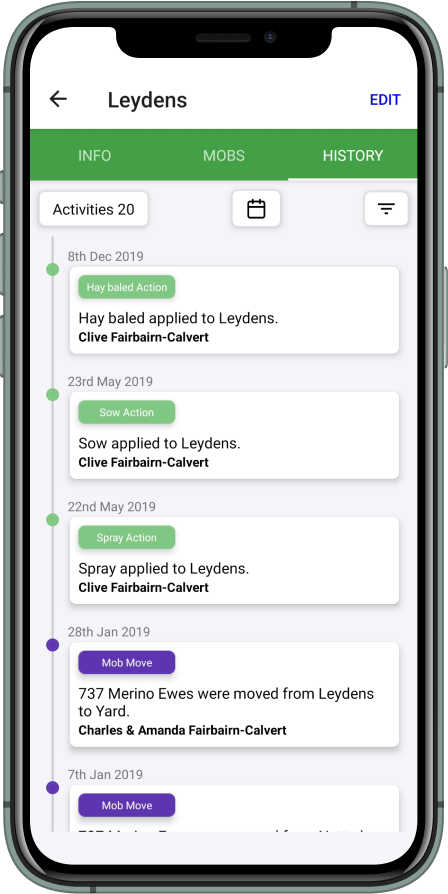 Mobble | Features on Mobble's farm management software