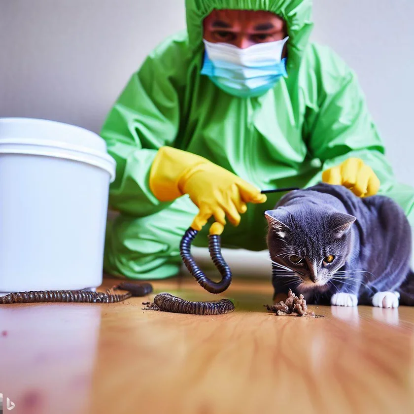 Steam Power How to Thoroughly Clean Your Home When Your Cat Has Worms