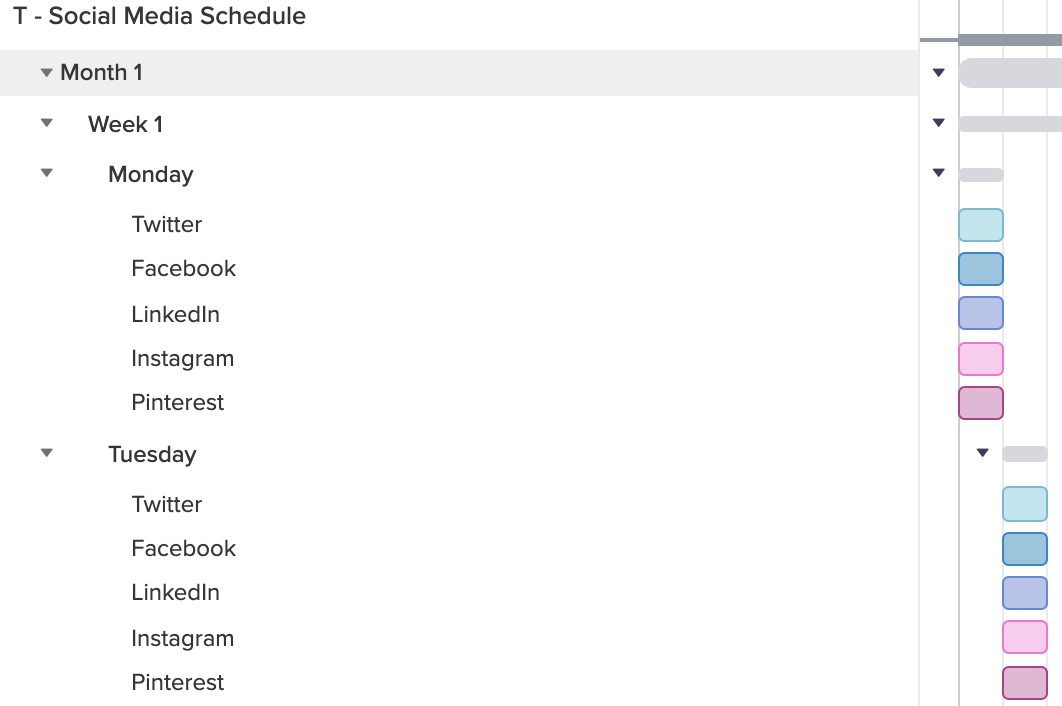 social media plan template