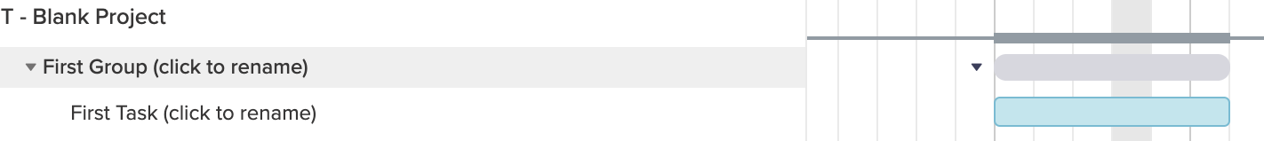 Blank project gantt chart template