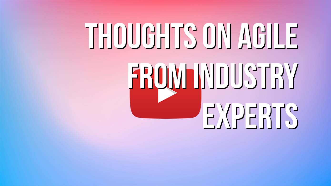 VIDEO - Thoughts on Agile from Industry Experts