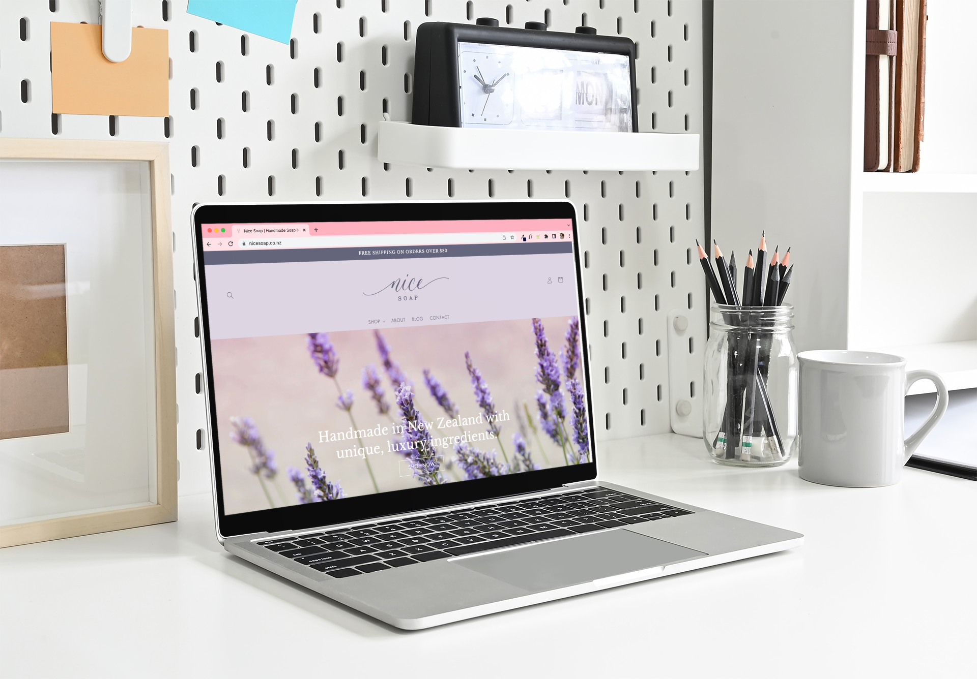 Nice Soap — Shopify Website Development - Hailey Benton