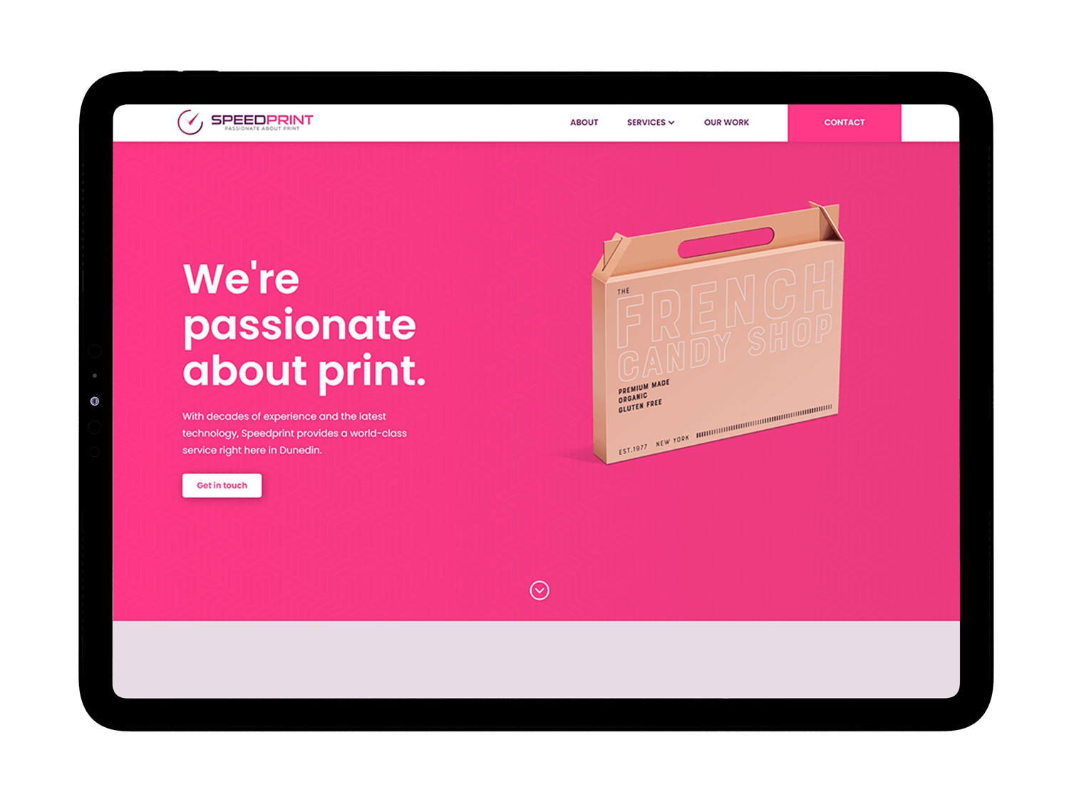 Speedprint Website - Marko Lazarević