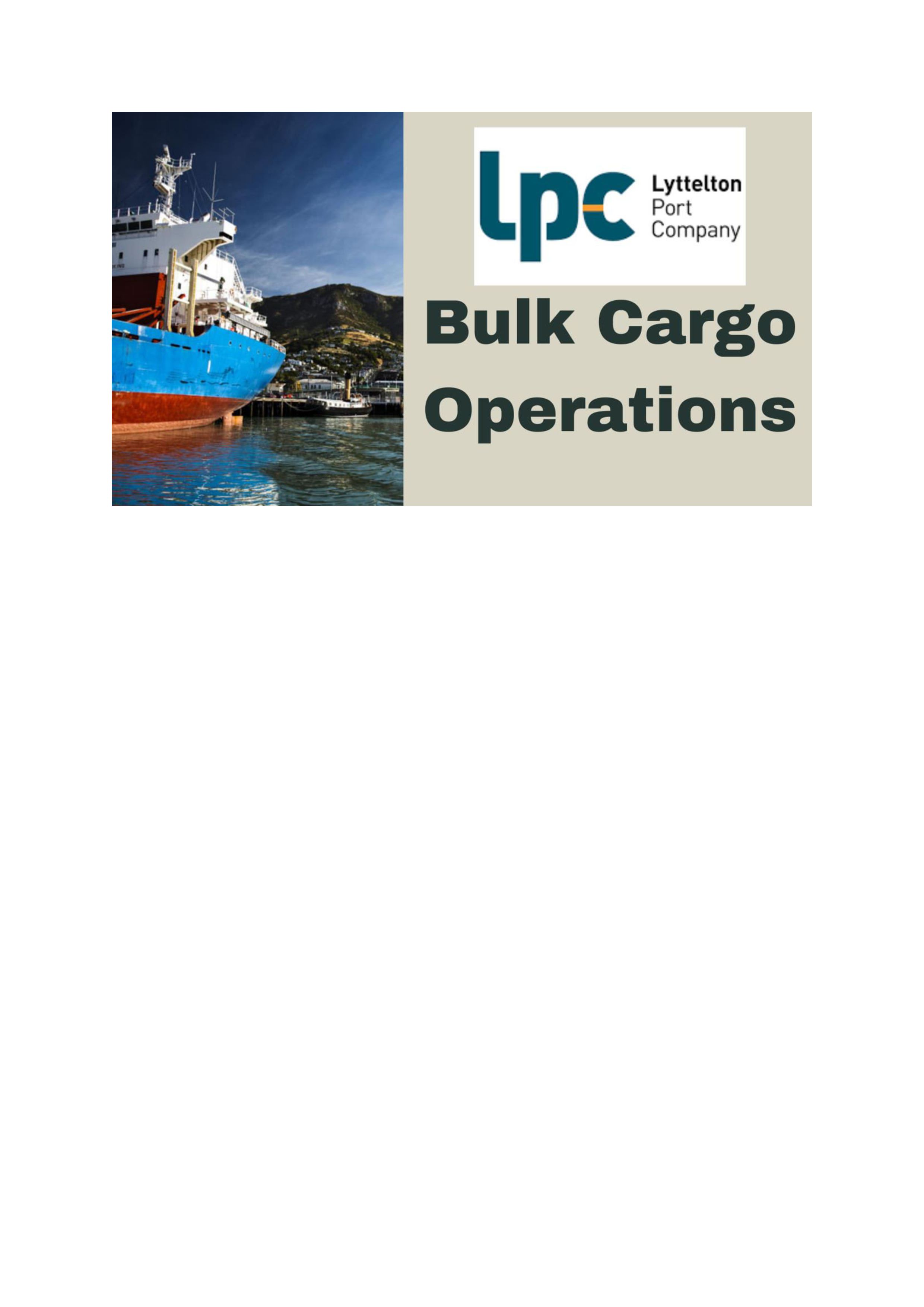 Lyttelton Port Company - Parth Kukreti