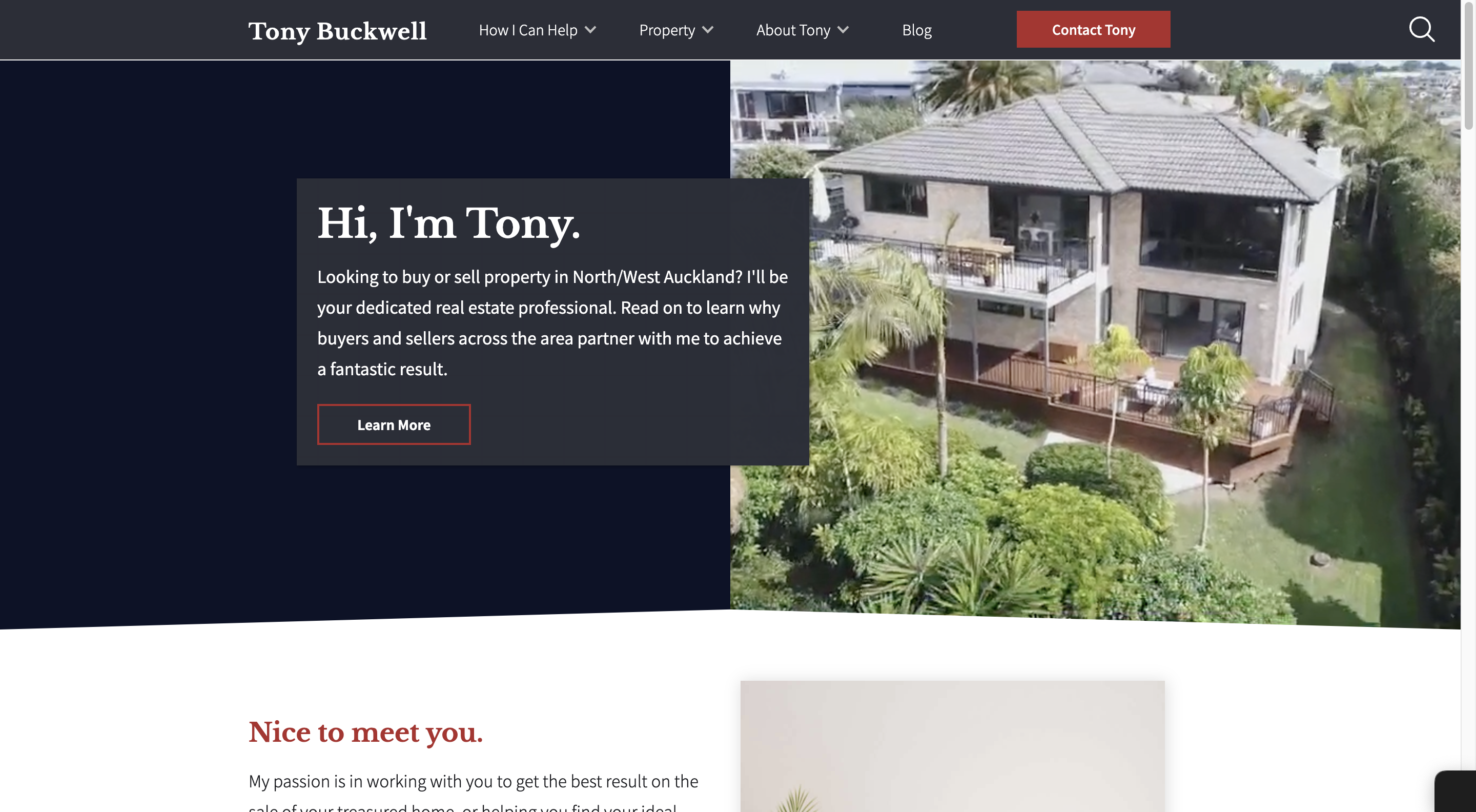 Real Estate Website - Matt Palmer