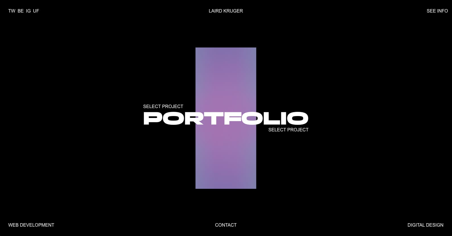 Personal Portfolio Website - Laird Kruger