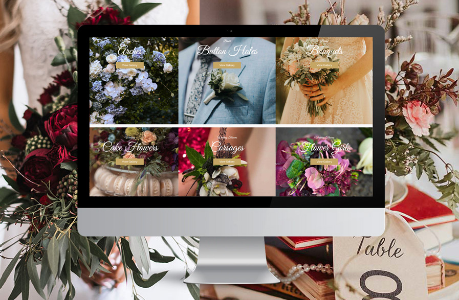 Wedding Flowers Website - Michelle Sullivan