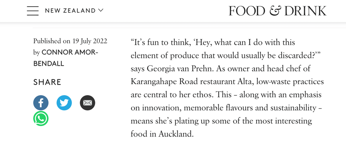 Broadsheet article example - Connor Amor-Bendall