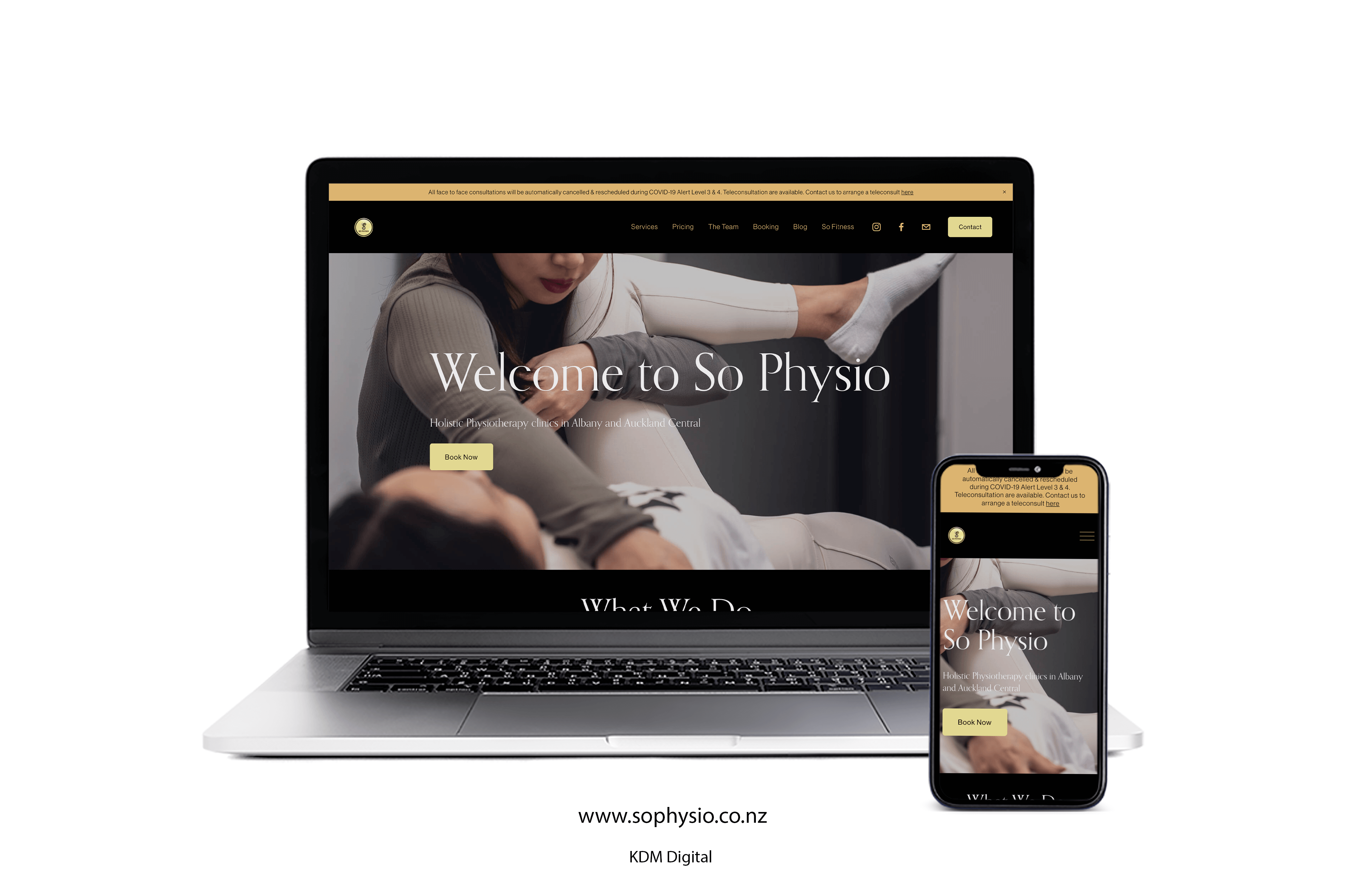 So Physio Website - Marina Kere