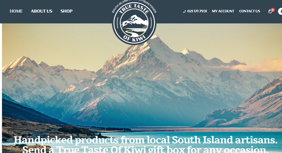 True Taste of Kiwi Website - Charlotte Ellis
