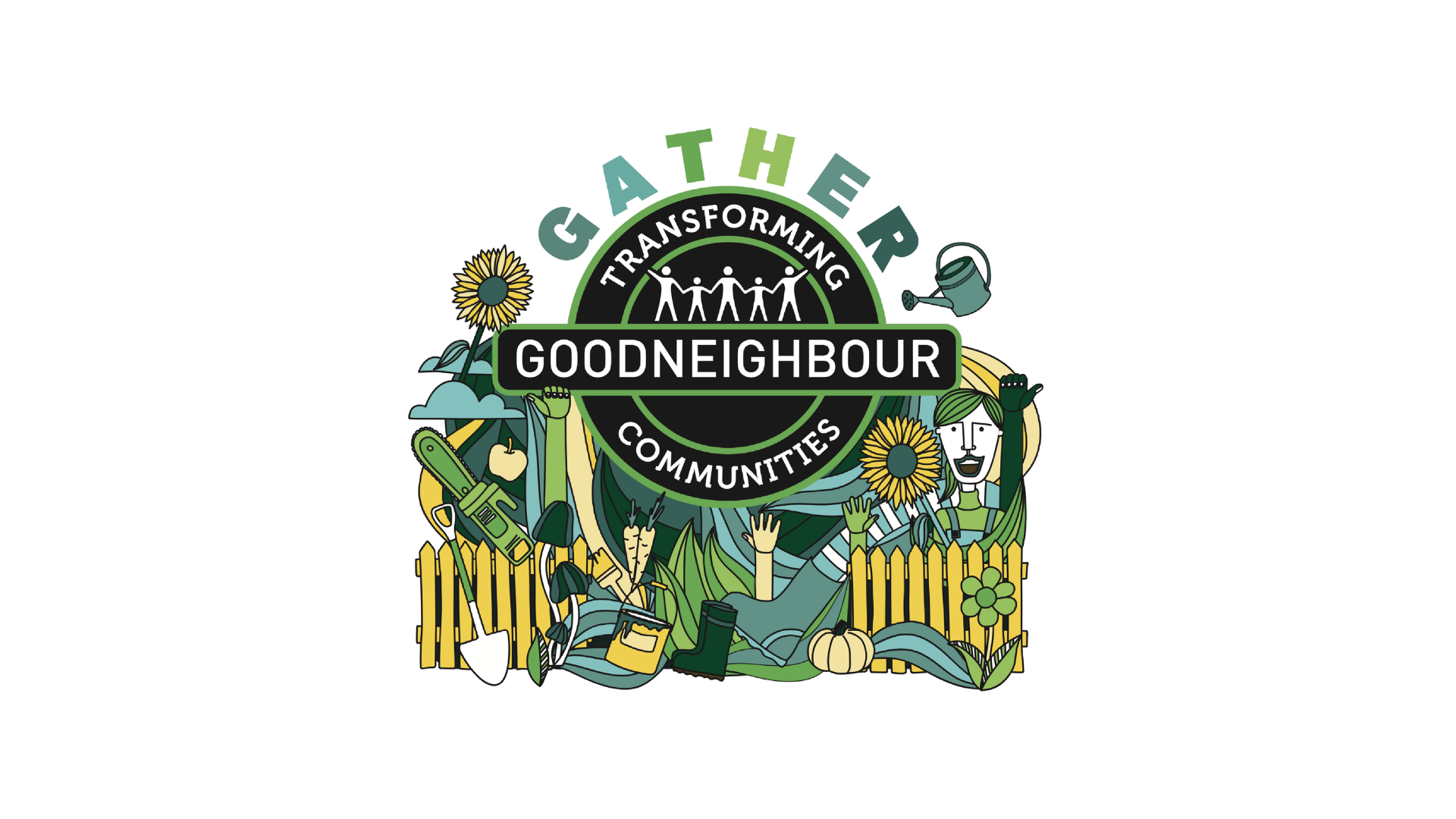 Good Neighbour Gather Logo design Case Study Amy McKenzie Digital