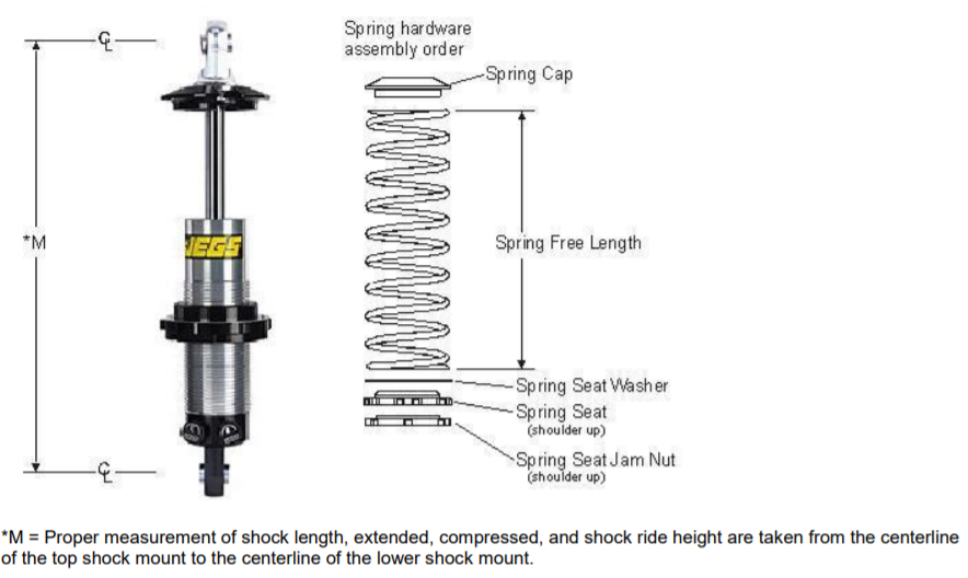 64900, 05, 10 & 15 Installation Instructions for CoilOver Shocks
