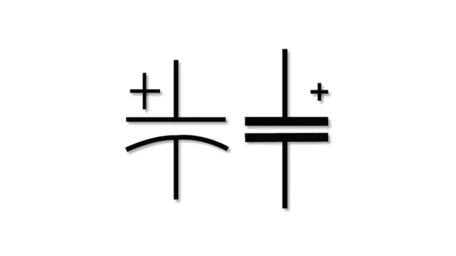 Capacitor Symbol & Meaning - Eggradients.com