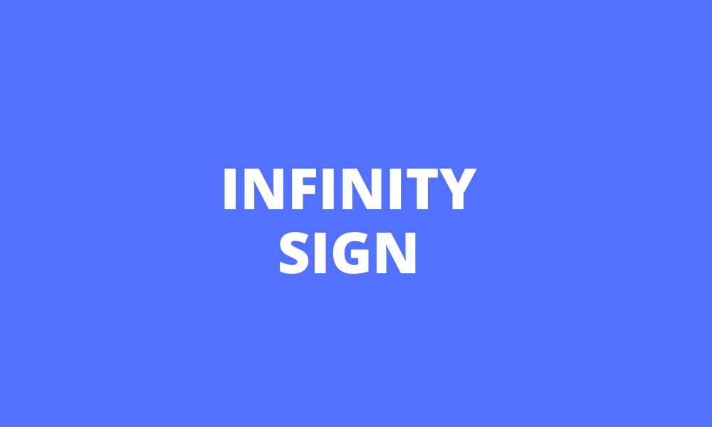 Infinity Sign