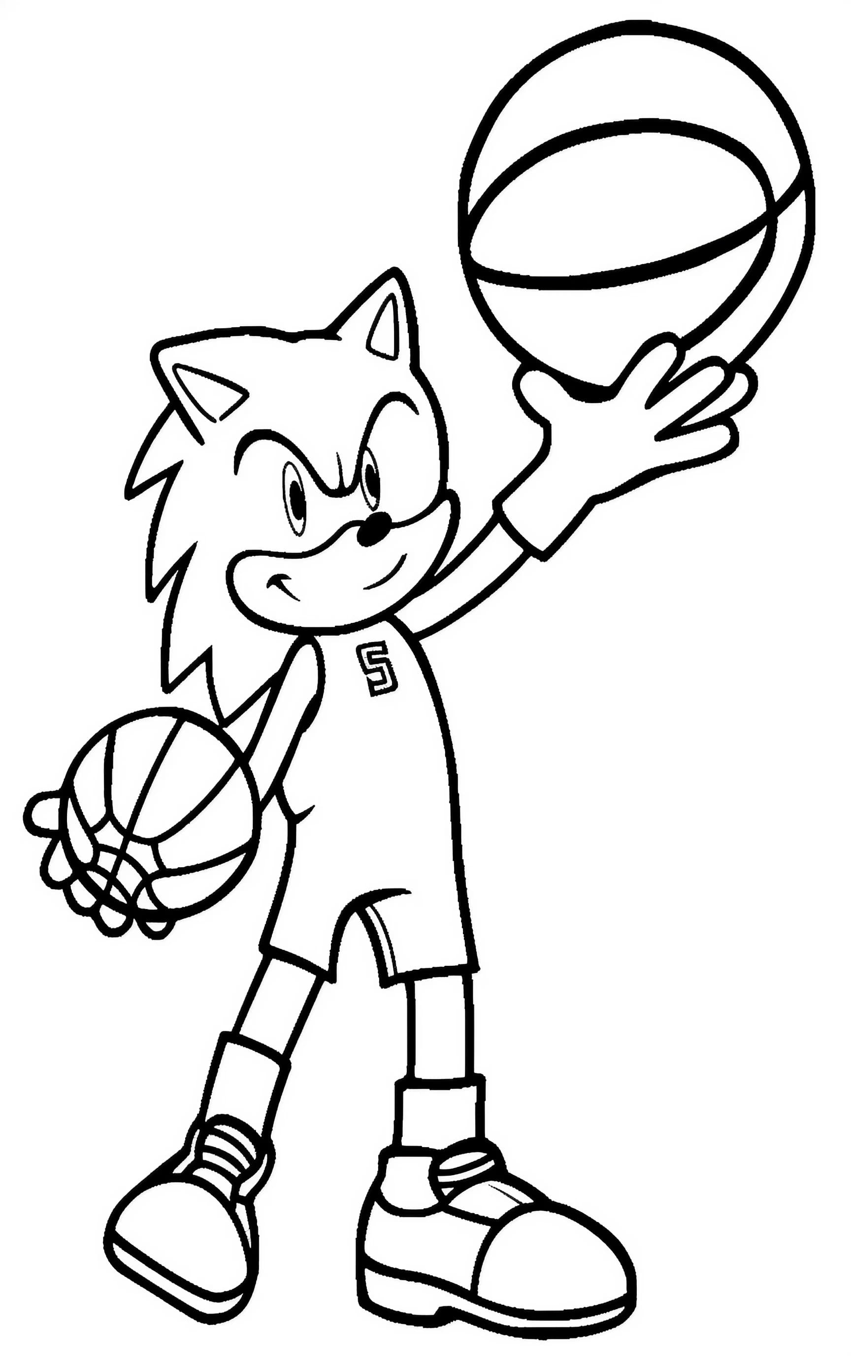 +50 Sonic Coloring Pages for Free and Printable