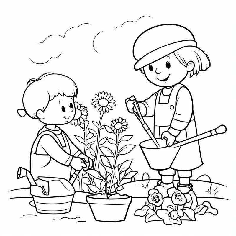  55 spring coloring pages for free and printable