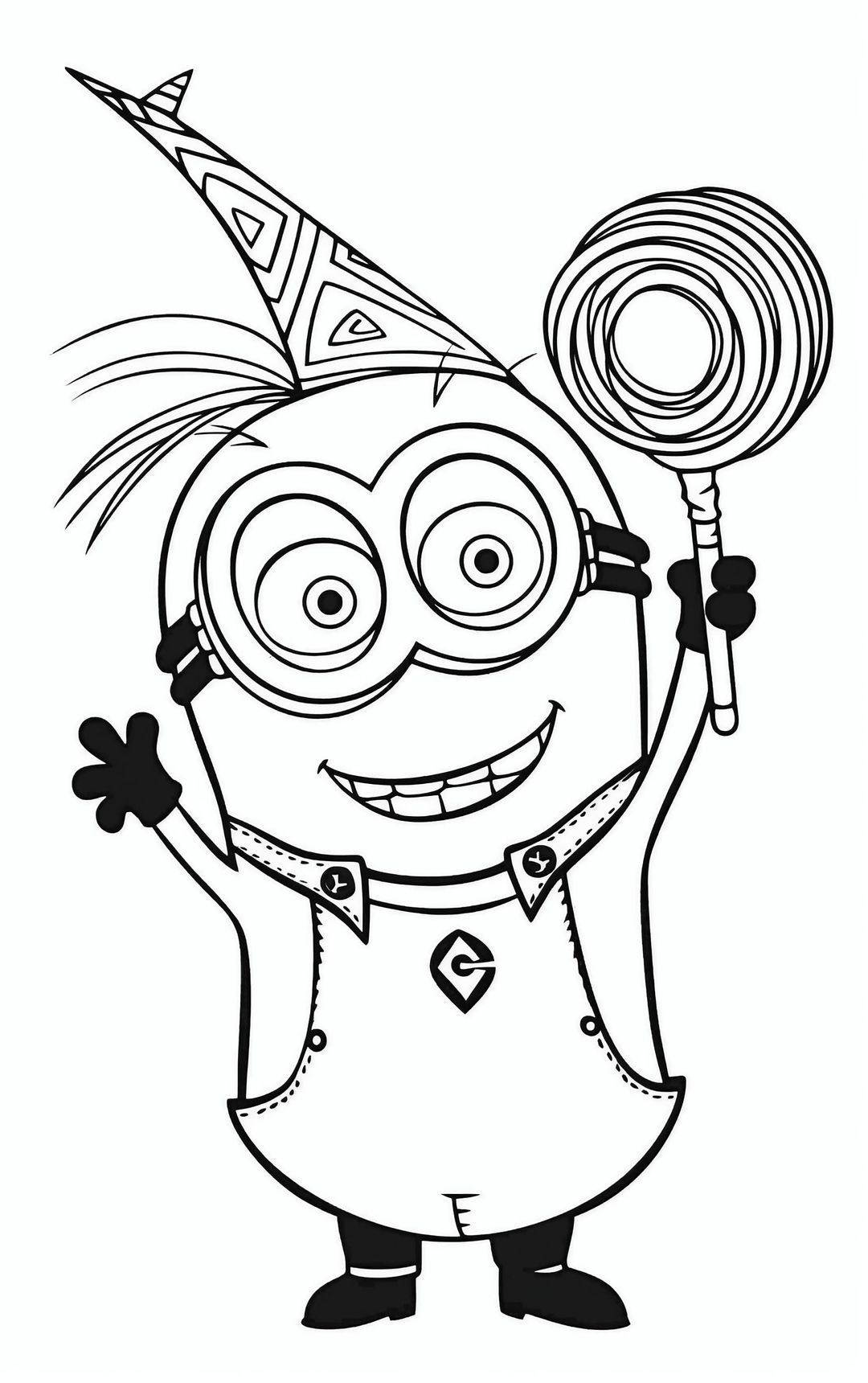 +30 Minion Coloring Pages For Free (Printable)