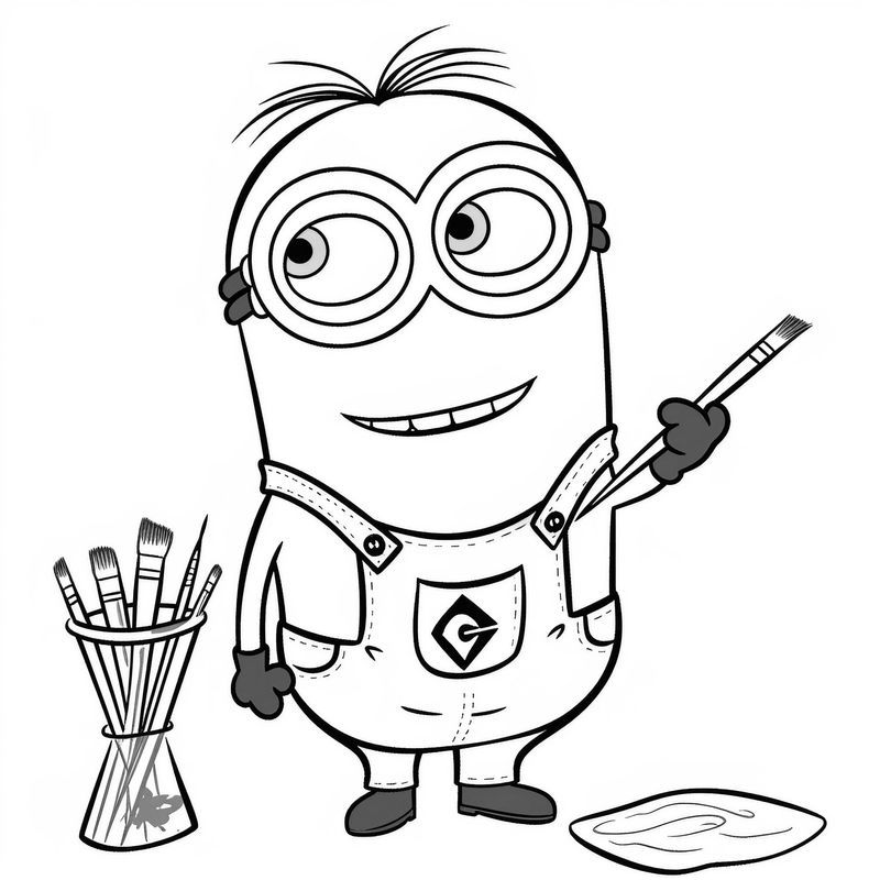 +30 Minion Coloring Pages For Free (Printable)