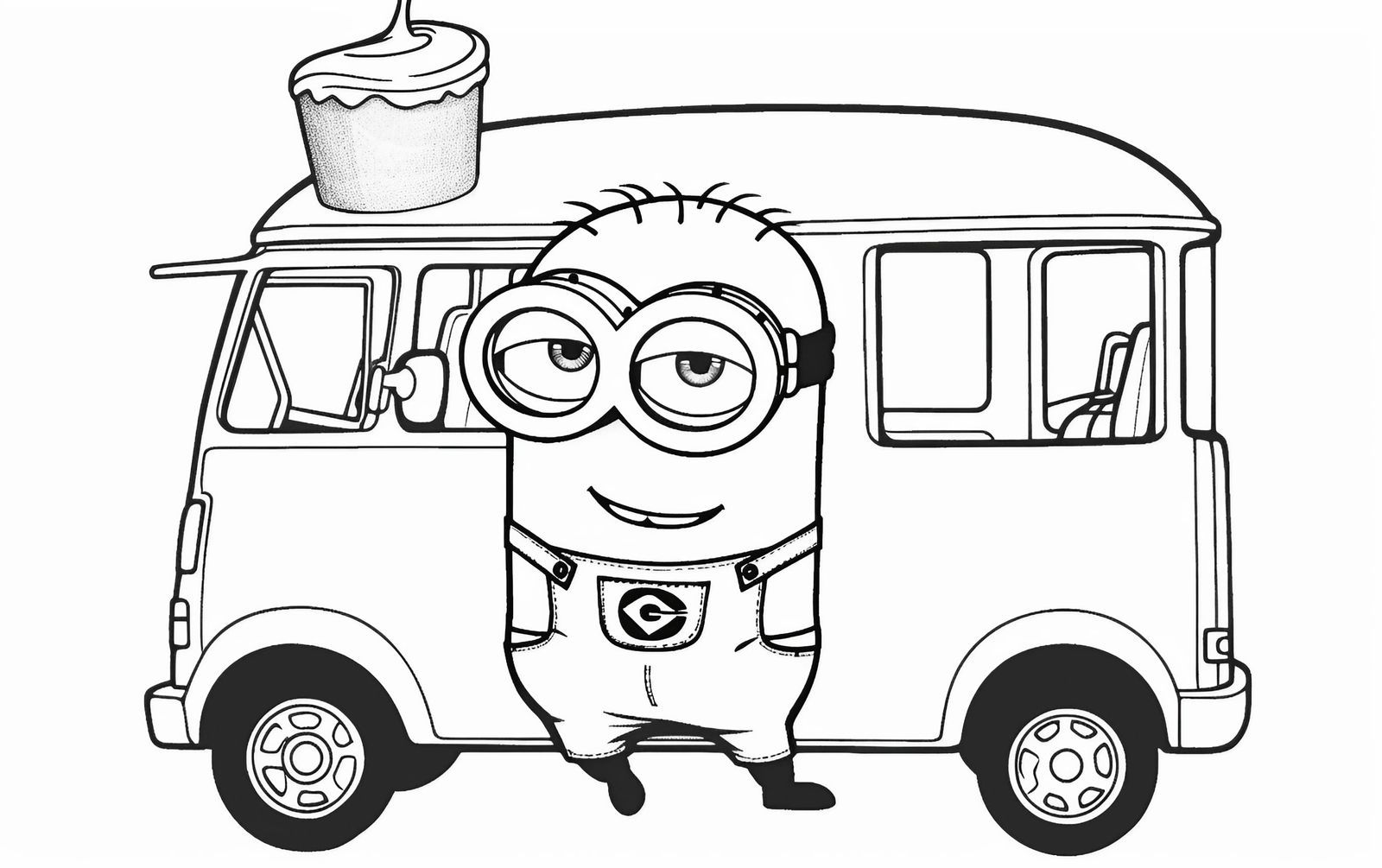+30 Minion Coloring Pages For Free (Printable)